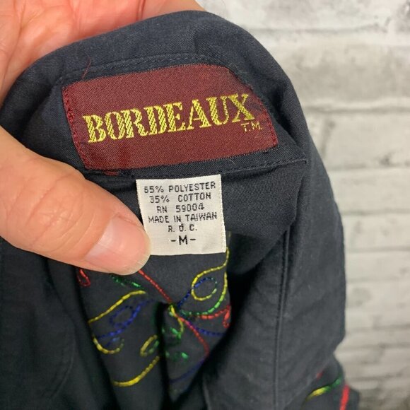 Vintage Western Pearl Snap Embroidered Button Down Shirt - Picture 8 of 9